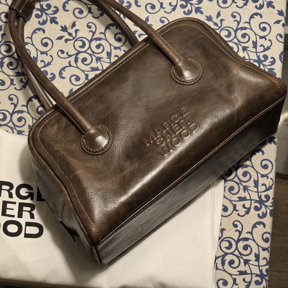 MARGESHERWOODSoft Tote Bag_Washed Brown Pull-Up - Picture 4 of 5